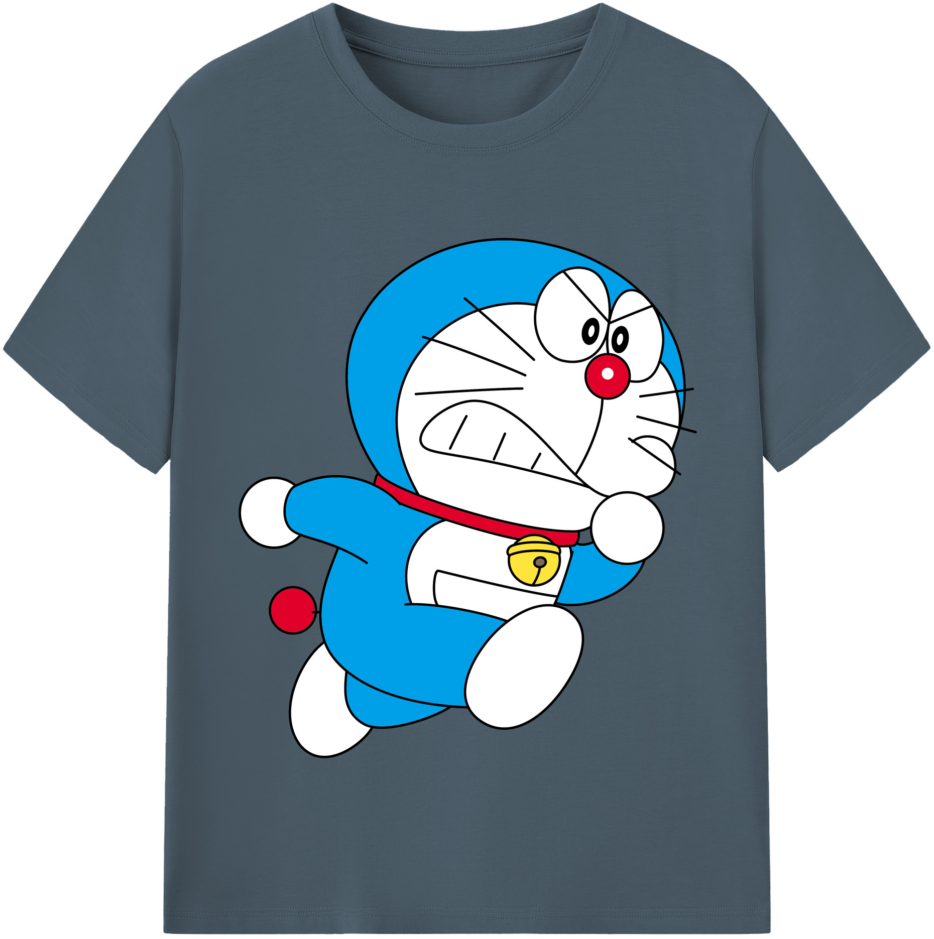 （画像用） ドラえもん Doraemon 綿100％半袖Tシャツ（フロントプリント）